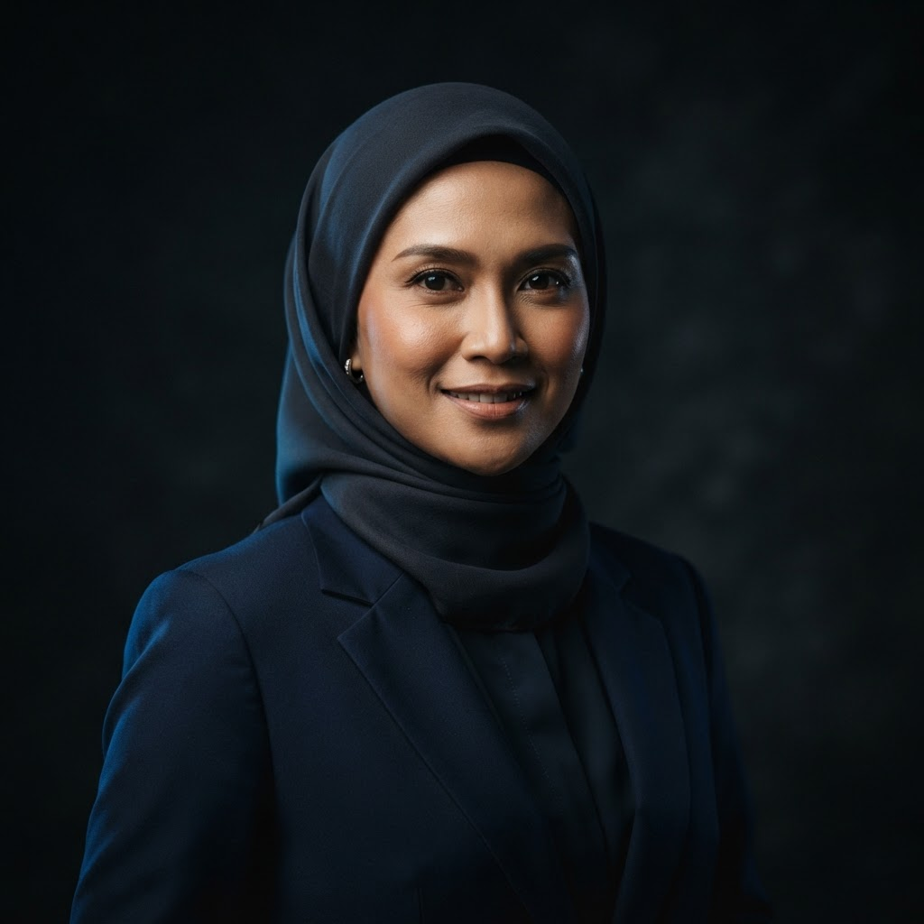 Portrait of Siti Nurhaliza Rahmawati, Co-Founder & Chief Operating Officer at BorneoSec